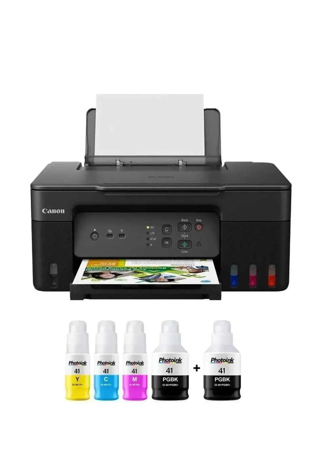 Canon Pixma G3430 Wi-Fi + Tarayıcı + Fotokopi Renkli Çok Fonksiyonlu Mürekkep Püskürtmeli Yazıcı