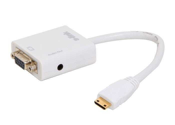 ÇEVİRİCİ S-LİNK SL-MHVS15 MINI HDMI TO VGA+AUDIO (YENİ)