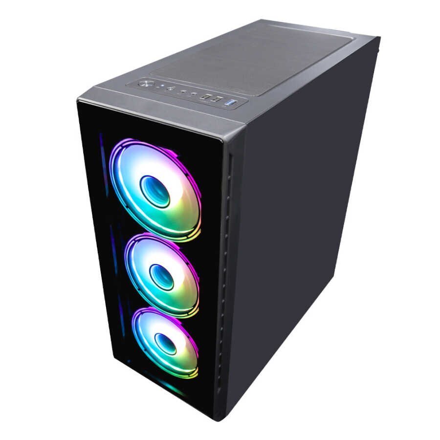 DangerZone 192-7 Kumandalı 4x Argb Fan USB 3.0 400W ATX Gaming Kasa Outlet