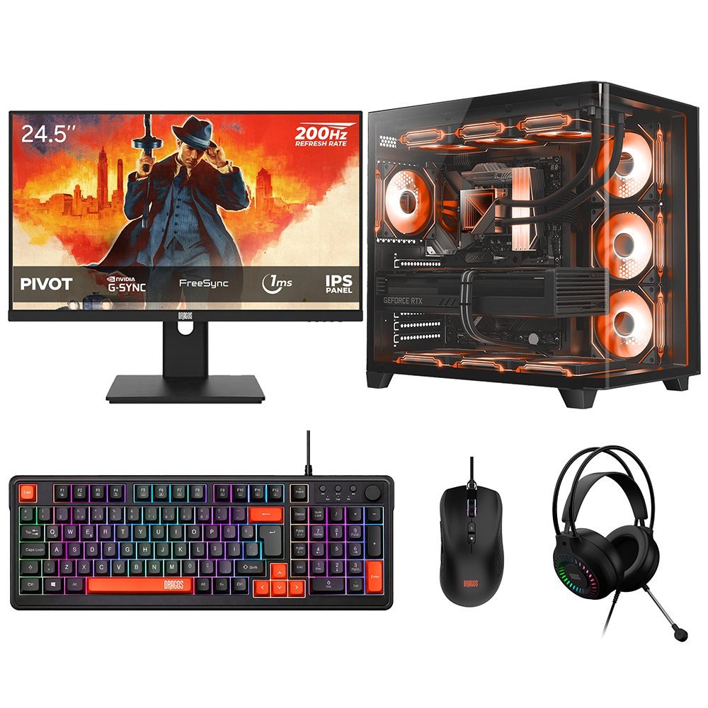 Estron DRx9978 Ryzen 7 5700 16GB 512GB NVMe 16GB RX 9070XT 24.5 İnç 200Hz 1ms Oyuncu Oem Paket