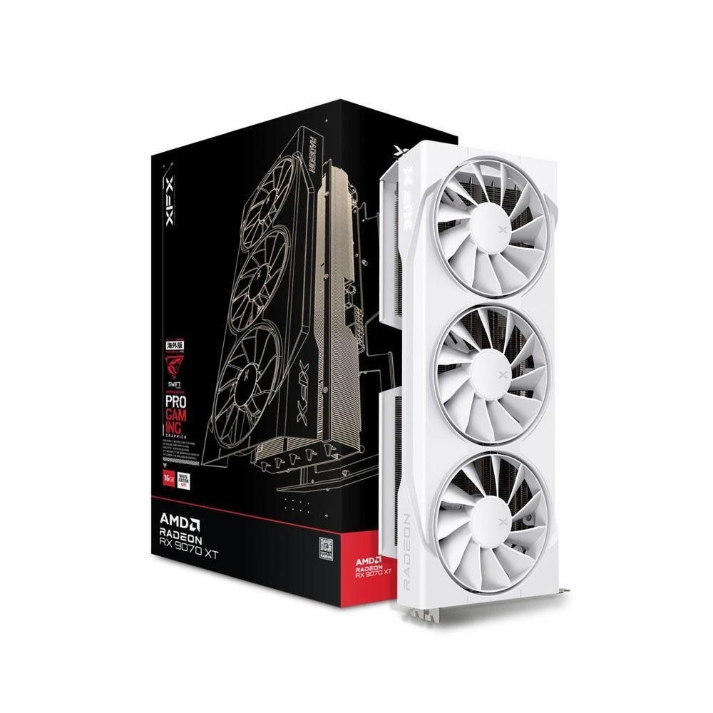 XFX RX9070XT Swift Gaming Edition OC White 256 Bit GDDR6 16 GB (RX-97TSWF3W9) Ekran Kartı
