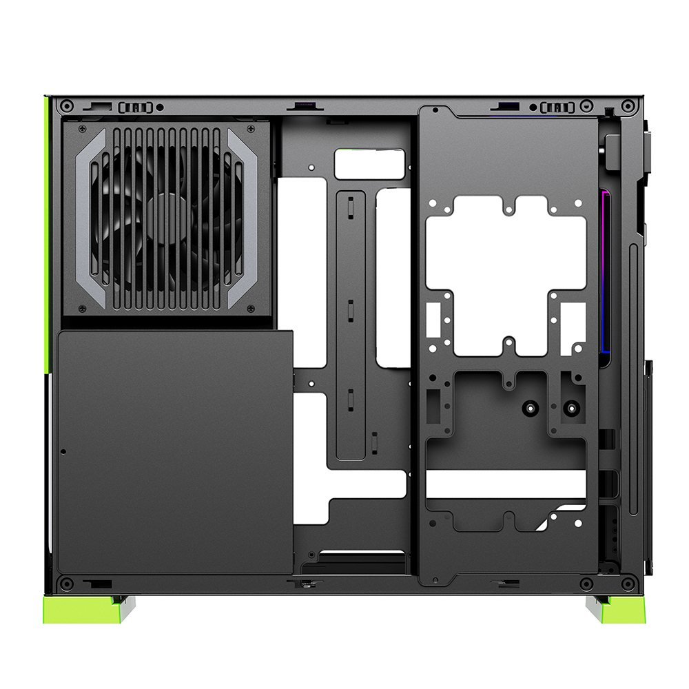 Dragos Prizma 5x Argb Fan Type-C 750W 80+ Bronze PCIe 5.1 ATX 3.0 ATX Mid Tower Kasa Yeşil