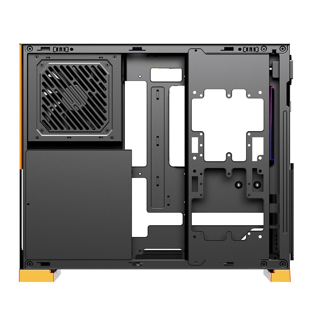 Dragos Prizma 5x Argb Fan Type-C 1000W 80+ Bronze PCIe 5.1 ATX 3.0 ATX Mid Tower Kasa Turuncu