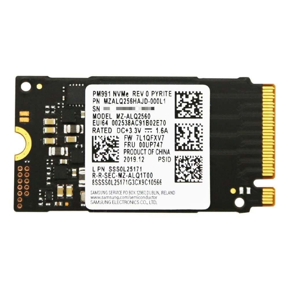 Samsung PM991 256GB 2242 NVMe M.2 SSD (Kutusuz)
