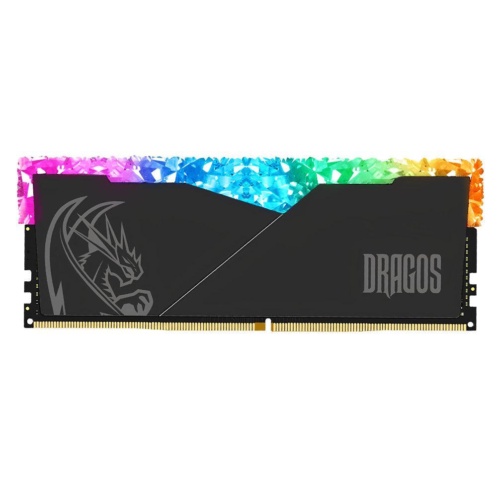 Dragos EdgeHorizon N 8GB DDR4 3200MHZ Siyah Soğutuculu RGB Ram