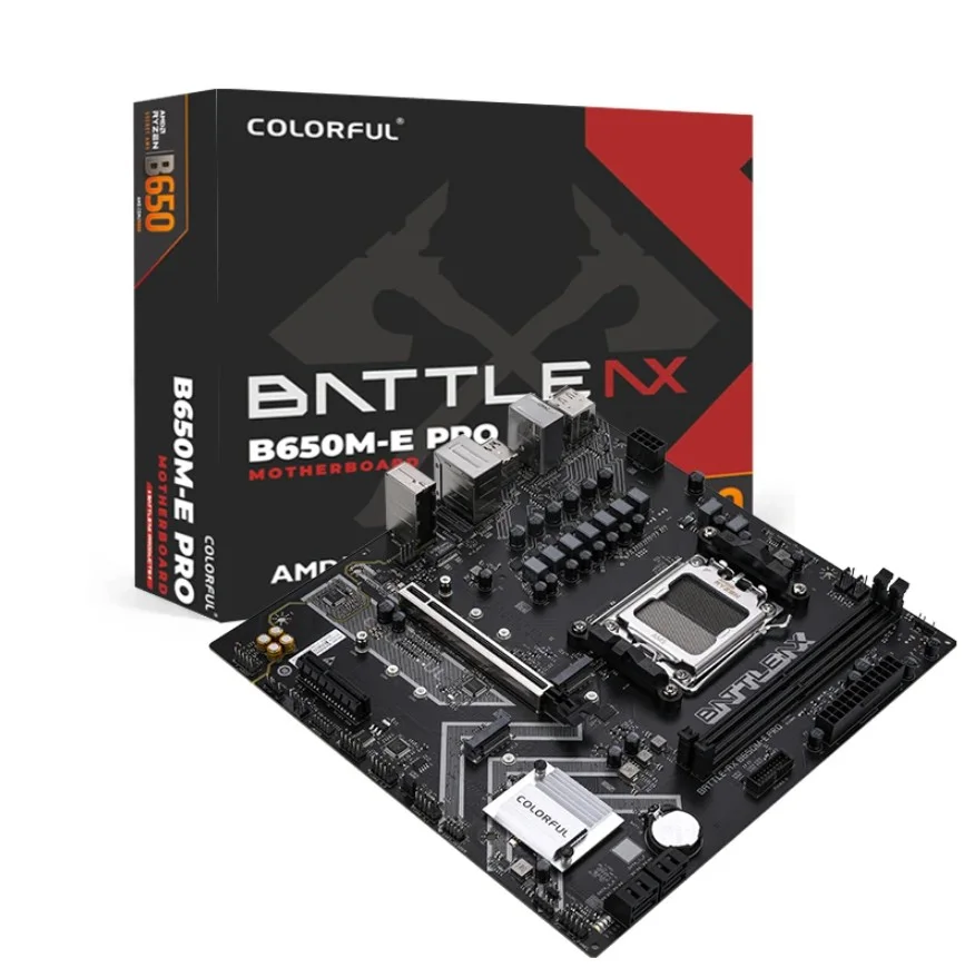 Colorful BATTLE-AX B650M-E PRO V14 AMD AM5 DDR5 Micro ATX Anakart