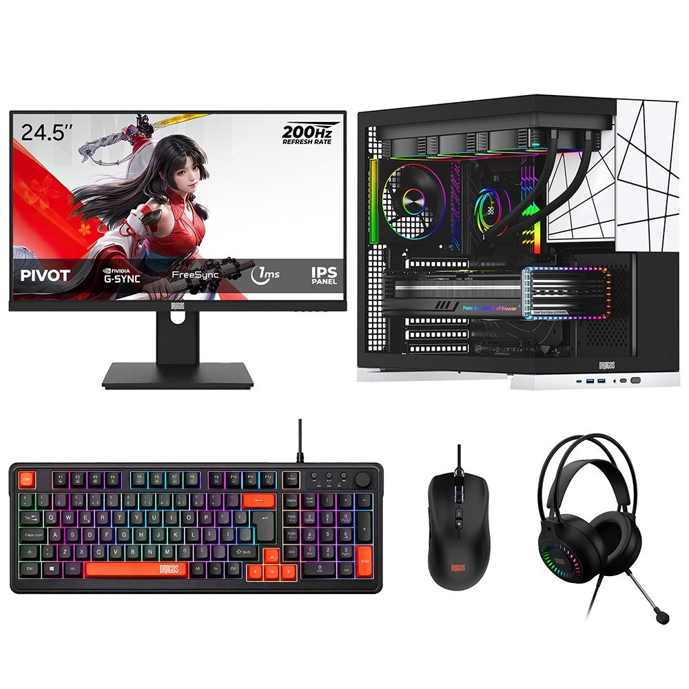 Dragos DRx9776 Ultra 9 285K 32GB DDR5 1TB NVMe 32GB RTX5090 24.5 İnç 200Hz 1ms Oyuncu Oem Paket